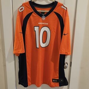 Nike Denver Broncos #10 Jerry Jeudy Football Jersey - Orange - Size 3XL